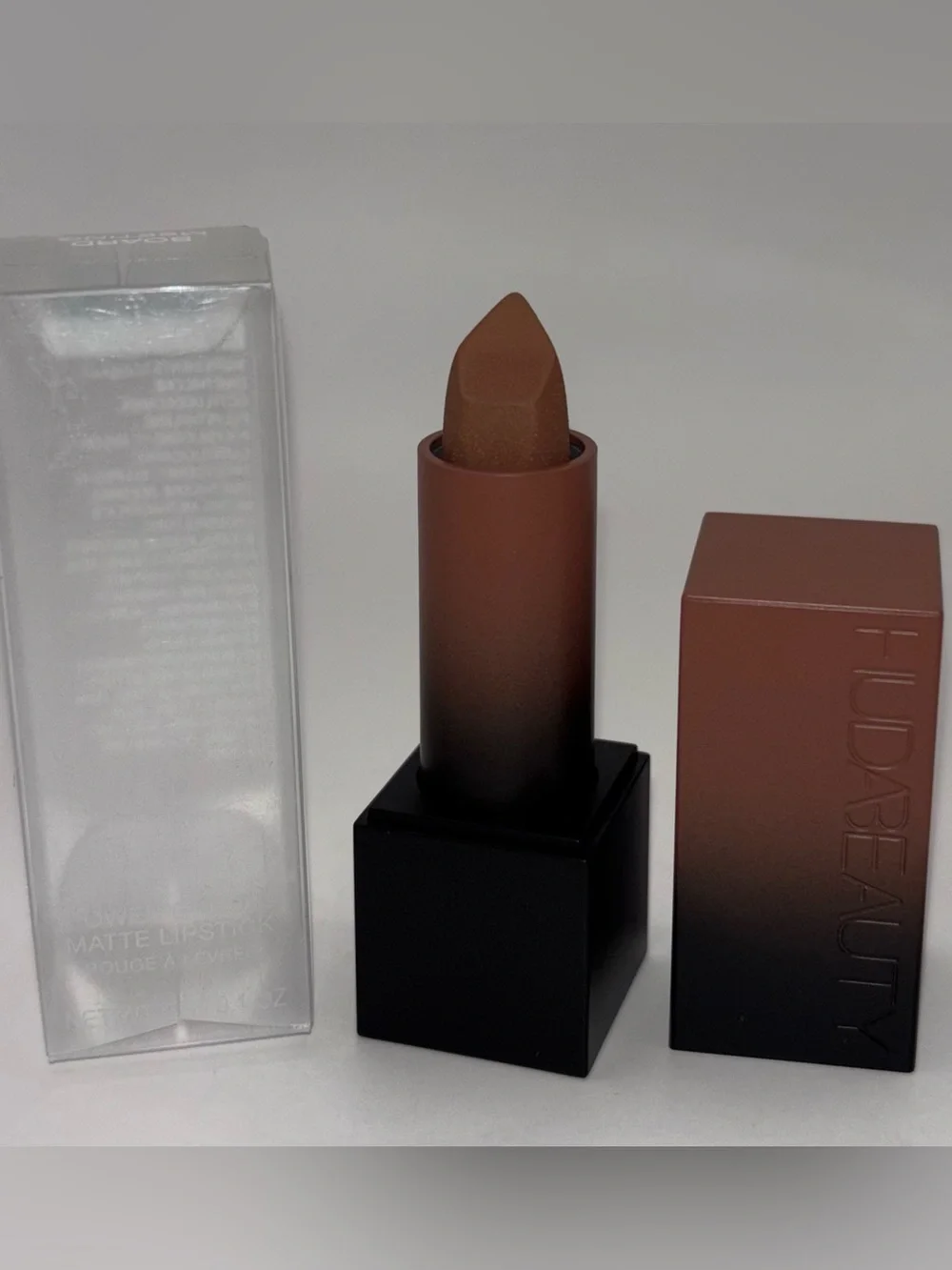 HUDA BEAUTY Power Bullet Matte Lipstick Board Meeting NIB Discontinued